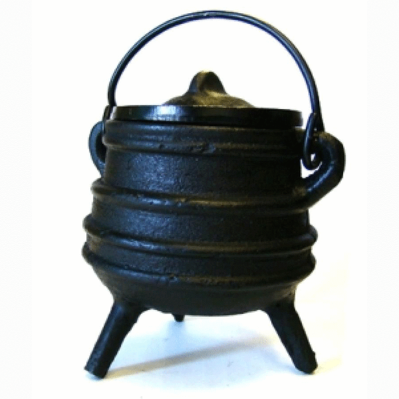 3 inch cauldron with lid 46077
