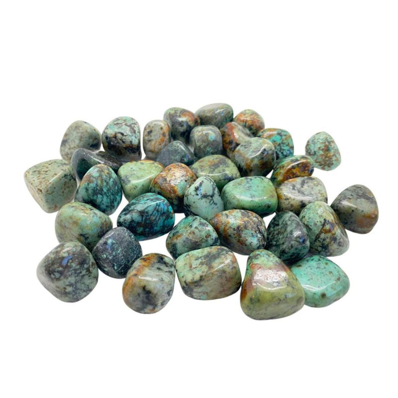 African turquoise tumbled stone