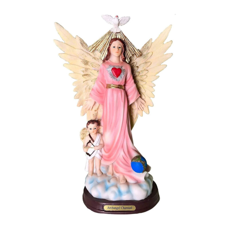 Archangel chamuel statue 12 inch
