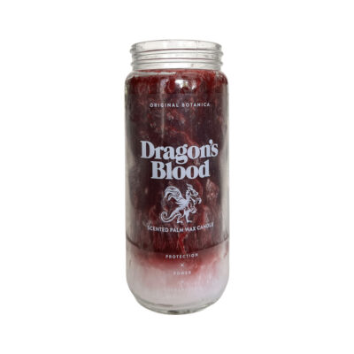 Dragons blood candle palm wax 01