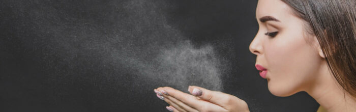 Sachet sprinkling powders