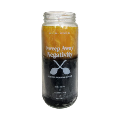 Sweep away negativity candle palm wax 01